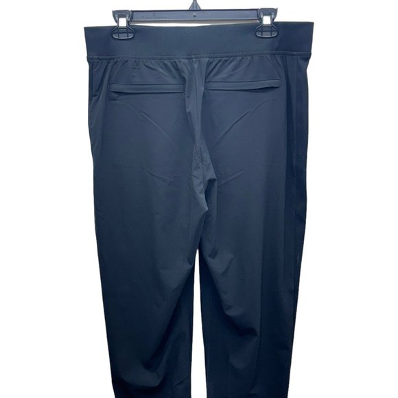 Athleta Lightweight Nylon Women's Jogger Pants Activewear Black - Size 10 - Picture 3 of 8